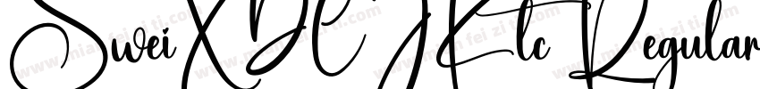 SweiXDCJKtc Regular字体转换
